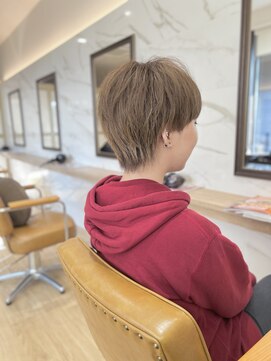 ラポールヘアー(rapport hair) ハイトーン×マッシュショート＊