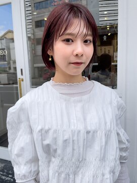 ロメオ 京橋(ROMEO) タッセルボブ×グレープカラー/20代30代40代50代