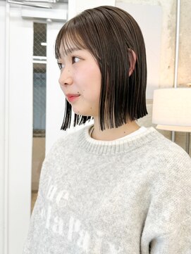 ノエ(noe) 切りっぱなしボブ×透明感カラーY-23
