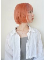 ラシク(RASHIKU) シャーベットオレンジボブ