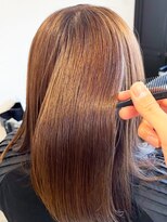レポヘアー(Repos hair)&nbsp;20代30代40代大人可愛い髪質改善カラーマロンブラウン艶感