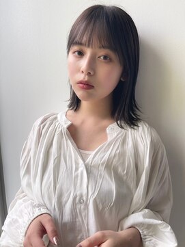 ゲーム バイ アランスミシー 横浜(GAME by Alan Smithee) 透明感カラー/切りっぱなしミディアム/ボブ