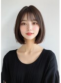 内巻きボブ/大人可愛いボブ/20代30代40代50代ボブ