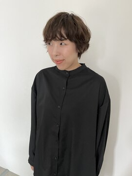 ハハ short perm