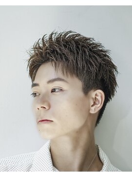 オーシャントーキョー 渋谷神南(OCEAN TOKYO) 爽やかアップバング刈り上げビジネスショート