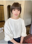 小顔似合わせカットショートエモージュ大人可愛い春カラー