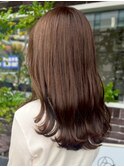 チェリーブラウン大人のゆるやかカール