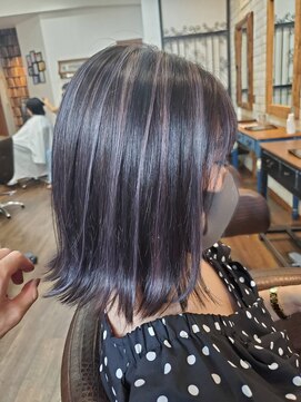 美容室ポール 西葛西店(PAUL) イルミナカラー 耳かけ 学割U 24 大人かわいい