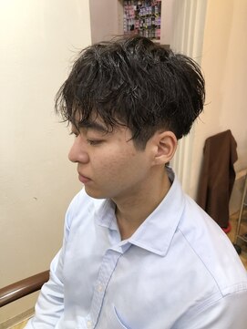 レボルトヘアー(R EVOLUT hair) ツイストスパイラルパーマ刈り上げマッシュ