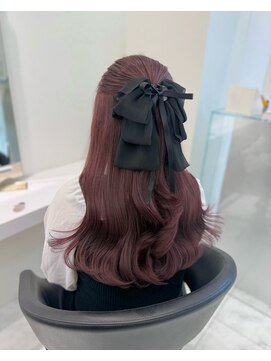 ベレーザシェルト(Beleza scelto) 15204髪質改善チェリーレッド黒髪アッシュブラックワインレッド