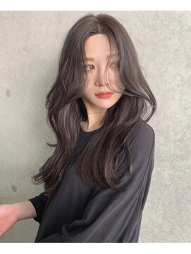 ネイト(Neit) レイヤーカットラベンダーグレージュカラー韓国ヘア