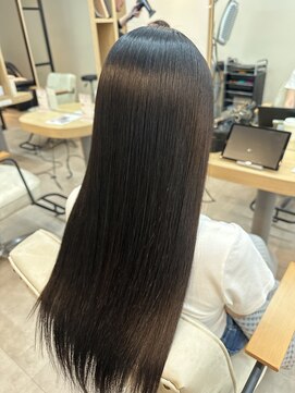 ロゴス 湖北本店(LOGOS) 着物ヘア/大人ガーリー/ダークアッシュ/似合わせカット/我孫子