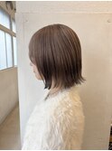 ミルクティー×ブラウンエンドカラー【高岩美季】