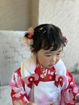 ピーブランズヘアー 大野城コモレビ(P-brandshair onojo Komorebi) 七五三ヘア