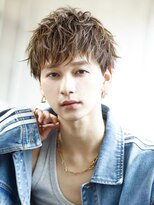 リップス 表参道店(LIPPS)&nbsp;【シャープパーマ×ショートバング】アクティブショート