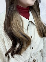 アルファ 我孫子店(alpha)&nbsp;レイヤーカット/インナーカラー/ミルクティー/グレージュ/我孫子