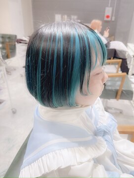 アンブレラカラー/ボブヘア/デザインカラー