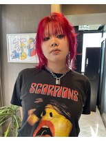 ミリム 栄矢場町店(MIRiM)&nbsp;【栄矢場町】ワインレッド×レイヤーカット