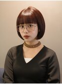 【松井隆人】前上がり ショートボブ 丸みボブ ミニマルボブ