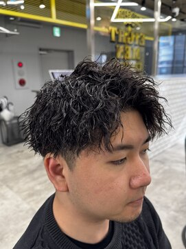 エイトメン 池袋東口店(EIGHT MEN) アップバングツイストスパイラルパーマ