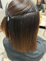 ボクノ 2号店(bokuno)&nbsp;髪質改善矯正をして切りっぱなしボブに！