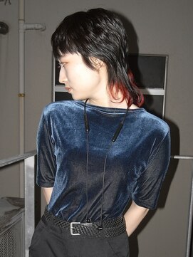 ココ 原宿(KOKO) レイヤーカットぱっつん前髪裾カラーイメチェンアンブレラカラー