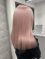 ルーブ トウキョウ(Loob. TOKYO) ハイトーンカラーミルクティーピンクベージュレイヤーカット韓国