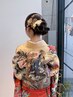 【成人式♪】振袖着付け＋ヘアセット　※ 早朝可 《お電話のご予約のみ》