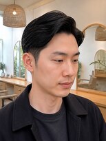 ノエルヘアー(Noel hair) Men's/ミディアム/フェザーカット/黒髪
