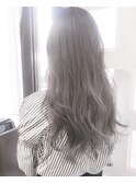 【Marl外国人風カラー】ホワイトグラデーションカラーのロング♪