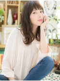 *bliss川口*斜めバングのくせ毛風MIXカールa