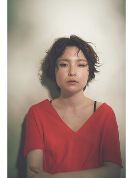 カッファ 東銀座(CUFFA) 【CUFFA】アッシュ無造作ハイライトラズベリー東銀座築地新富町