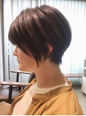 直毛さんでも簡単スタイリング☆丸みショート