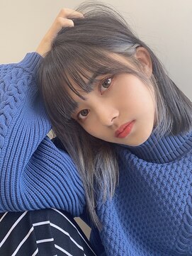 エマエコル(Emma ecole) Emma ecole 抜け感ぱっつん×トレンドインナーカラー by.木村