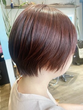 ピーシーエイチ(P.C.H) ショートボブ×チェリーレッド