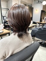 アンデイ(unday)&nbsp;ショートウルフ　ショコラブラウン【浅草髪質改善】