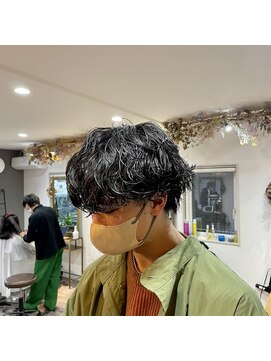 メール(Mer...) ☆緩め波巻きスパイラルパーマ☆ 横山飛翔