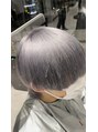リップスヘアー 千葉(LIPPS hair) ホワイトシルバーブリーチ2回のメンズで1番人気のカラーです!!