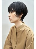 20代30代40代大人ショート/マニッシュショート/黒髪ショート