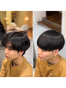 アッシュ 桜木町店(Ash) ”横浜”メンズ専用縮毛矯正で創るマッシュ　【竹永侑央限定】