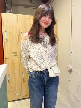 ローレンジウ(LOREN JU) 透明感髪質改善ベージュダブルカラーミルクティーグレージュ