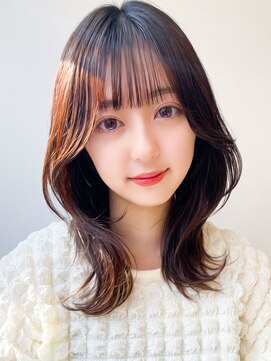 スタートウキョウ 渋谷駅(STAR TOKYO) ★韓国風エギョモリくびれ外ハネ大人可愛い小顔シースルーバング