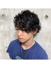 《メンズクーポン》カット+特殊デザインパーマ+1step Tr　