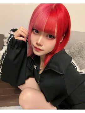 セレーネ ヘアー(Selene hair) ツートンカラー　派手髪　デザインカラー　　ケアブリーチ☆