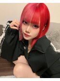 ツートンカラー 派手髪 デザインカラー  ケアブリーチ☆