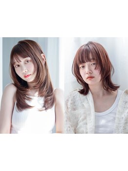 【カット￥3400～/カット+カラー￥6600～】トレンド最先端スタイルはリーズナブルな価格で通えるALBUMで！