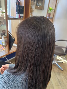 ヘアメイク ダブルス(Hair make Doubles) 艶髪doubles mix treatment × カラー