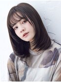 【La fith】暗髪カラー×切りっぱなしボブ