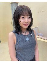 スニュウ(snuw)&nbsp;【snuw mina】レイヤーカット/顔まわりカット/透明感カラー