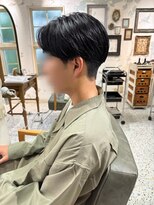 サンバイセライロ 千葉(SAN. by celilo)&nbsp;メンズ韓国ヘア/ニュアンスパーマ/毛流れセンターパート/関祐翔